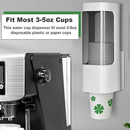 image for IWNTWY Cup Dispenser, Pull Type Water Cooler Cup Holder Fit 3oz-5oz Sm