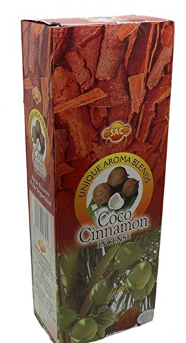 Incienso SAC Coco y Canela - Set de 6 paquetes hexagonales Cover