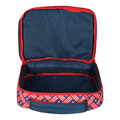 SMILY KIDDOS Multi Compartment Lunch Bag (Red) - Image 5