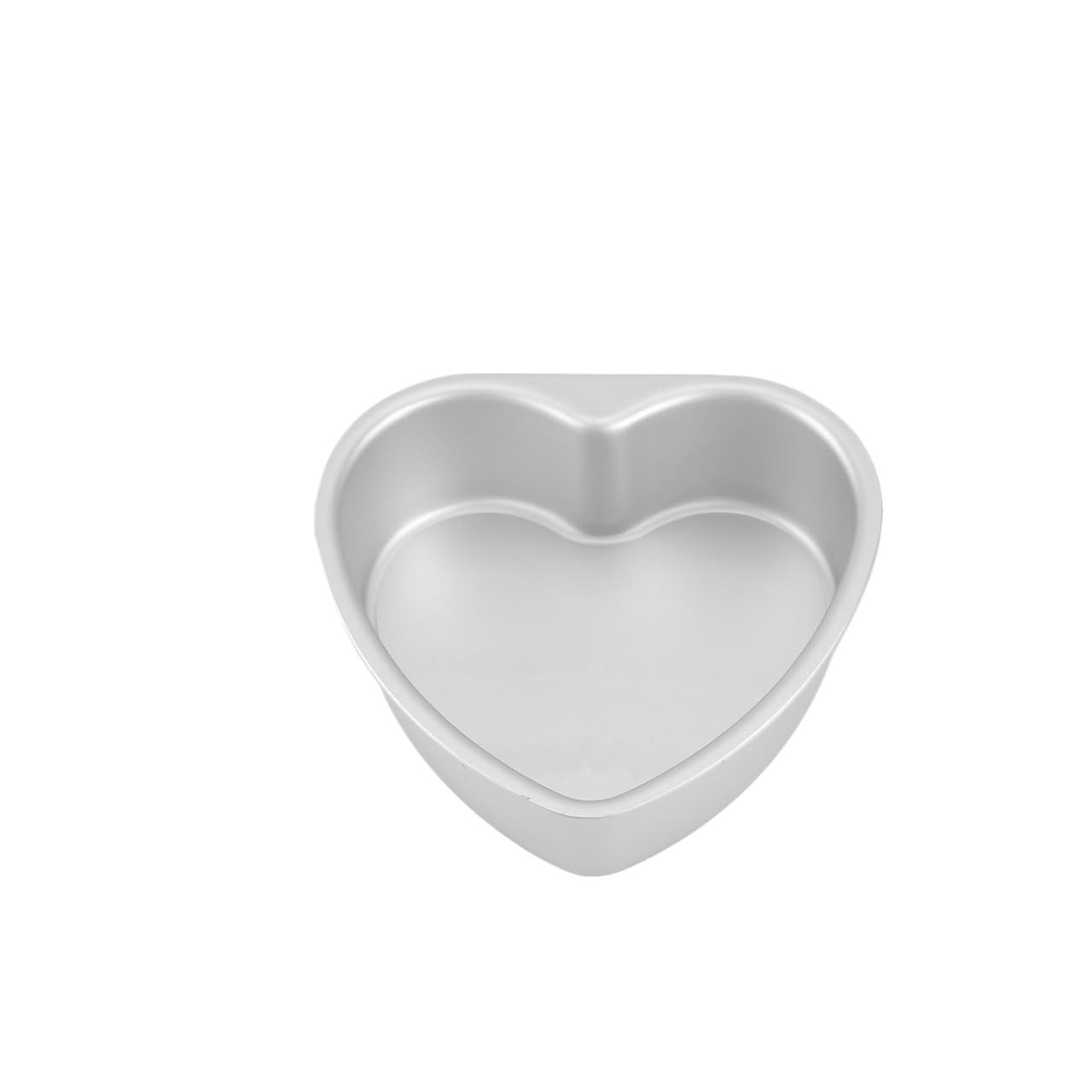 Tortiere da 3 pezzi for la cottura Per Cottura Torte a Cuor | Teglie da forno antiaderenti a forma di cuore in alluminio, stampi for dolci, muffin, dessert, San Valentino(10 inches)