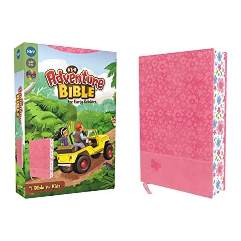 NIrV, Adventure Bible for Early Readers, Leathersoft, Pink, Full Color Cover