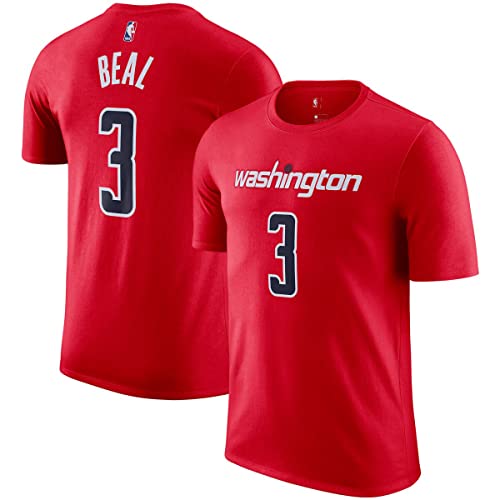 Bradley Beal Washington Wizards #3 Red Youth Performance Polyester Player Name and Number T-Shirt (10-12)