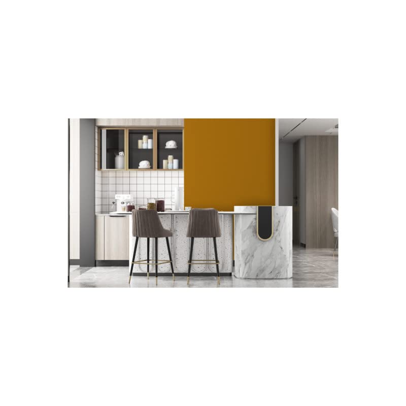 Peinture Acrylique Jaune Moutarde Caravanes - Aspect Satin - Peinture Mur, Plafond, Boiserie & Balcon - Lessivable - Séchage En 30 min - COV A+ - Fabriquée En France - 5 L - BARBOUILLE