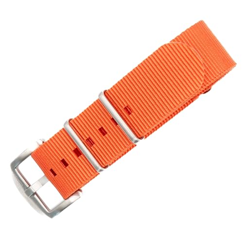 Image of BluShark - Original Collection Military-Style Waterproof Watch Strap, Fits All Timepiece Brands, Durable Nylon Wristwatch Accessories with Stainless Steel Buckle - 18mm, 20mm, 22mm & 24mm Watch Bands