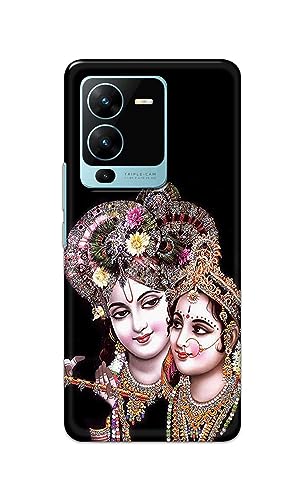 Image of PRINTFIDAA� Printed Hard Back Cover Case for Vivo V25 Pro 5G Back Cover (Radha Krishna) -2808