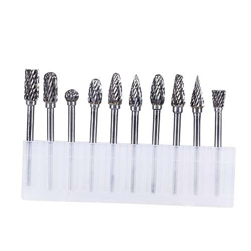 Juego de fresas rotativas de acero tungsteno 3mm Carburo 6mm