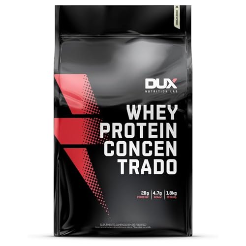 Olha só o Whey Protein Concentrado Chocolate Branco Refil 1.8kg – Contribui Para o Ganho Muscular Hipertrofia – Dux Human Health que chegou!