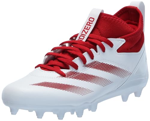 adidas Adizero Impact.2 American Football, Zapatillas Hombre, White Team Power Red White, 47 1/3 EU