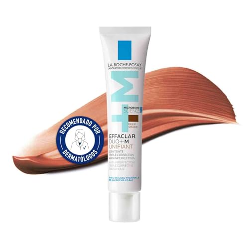 La Roche-Posay, Effaclar Duo+M Unifiant Deep, Crema correctora, 40 ml