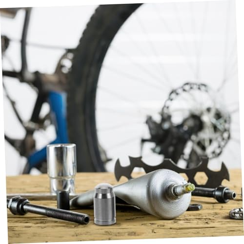 Holibanna 2 piezas Tapas de Válvula de Bicicleta de Aleación de Titanio, Accesorios de Ciclismo Livianos para Montaña y Carretera, Cubiertas de Polvo para Neumáticos miniatura 5