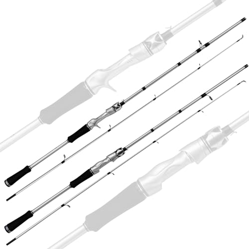 مينغزهي صنارة صيد قوية التحمل بطول 1.8 متر، صنارة صيد لصيد الاسماك، الألياف الزجاجية