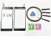 JRLinco per Huawei Ascend P8 Lite Schermo di Vetro, Parte di Ricambio Display Touchscreen（Senza LCD）per Huawei Ascend P8 Lite Nero+Attrezzi & Bi-Adesivo