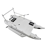Aquos Heavy-Duty 2018 NEW Thermobonding 0.9mm Thickness PVC 12.5' Inflatable Pontoon Boat Bass Fishing, Lure fishing,Made German PVC,Aluminum Floor Board, Folding seat,Transport Canada approved
