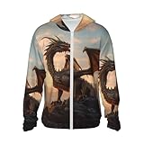 Taille des vestes : nos t-shirts de protection solaire Sky Sunset Bronze Dragon pour femmes et hommes sont disponibles dans une gamme de tailles allant de la S-3XL. Idéal pour la plupart des adultes hommes et femmes. Veuillez vous référer à notre tableau des tailles pour obtenir la taille qui vous convient