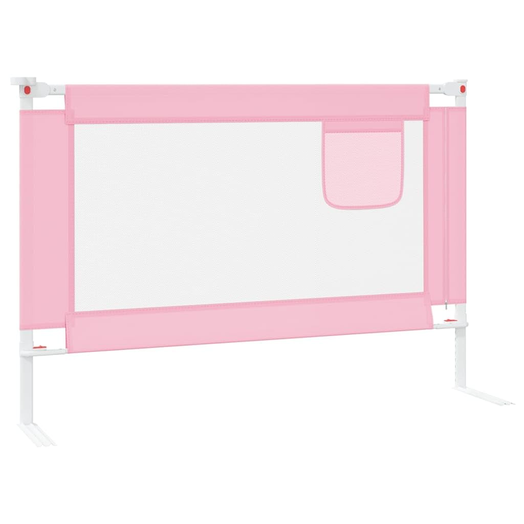 Barrera protectora para cama infantil, 100 x 25 cm, tela con altura ajustable, protección anticaídas y protección lateral para cuna, barrera de cama para seguridad del bebé en el dormitorio y