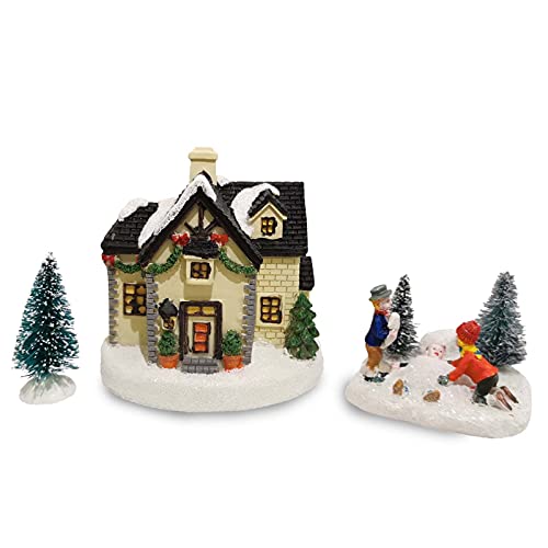 Innodept12 Kids Playing Figurine Of Christmas Village Sets Accessories thumb #1