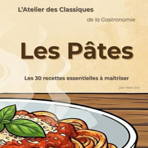 Les Pâtes: Les 30 recettes essentielles à maîtriser (L'Atelier des Classiques de la Gastronomie)
