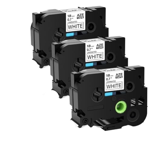�z���C�g���x���e�[�v��18mm�u���b�N����1pk-10pk TZ 241 TZE 241���x�����O�}�V���J�[�g���b�W�ƌ݊���(3Pcs-18mm-AZE-241)