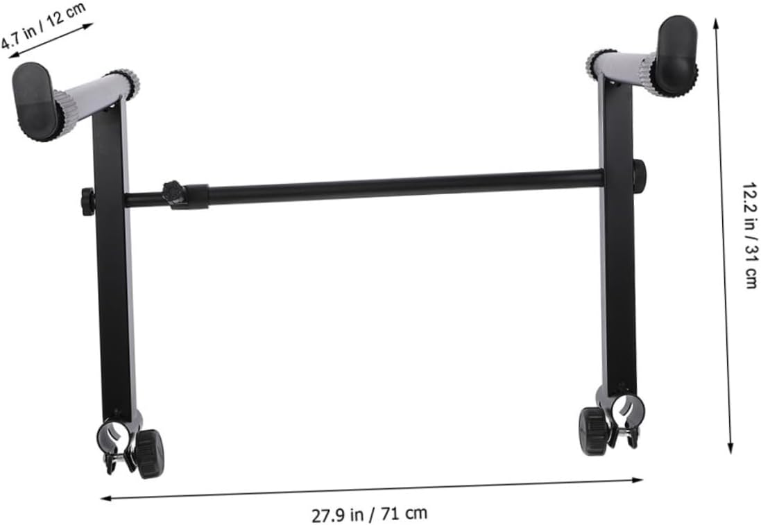 Abaodam 2sets Keyboard Stand Lightweight Double Keyboard Rack for Practical Piano Support Portable and Design for Musicians and Enthusiasts