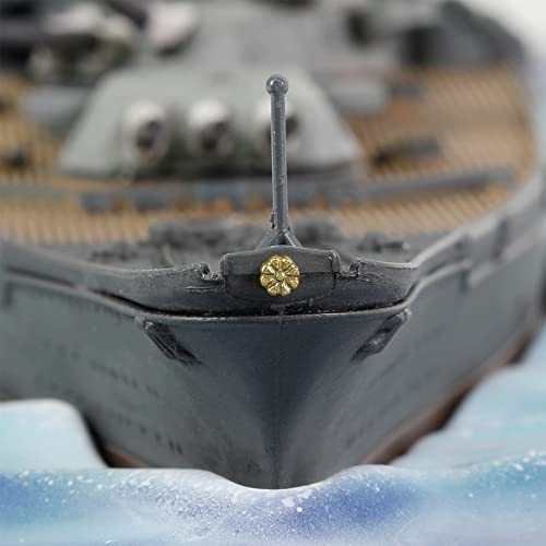 Forces Of Valor 1:700 JPN Schlachtschiff Yamato 1945 - Standmodell, Modellbau, Diorama Modell, Militär Modellbau, Militär Boot Modell, Schiff Standmodell, Marineblau Grau