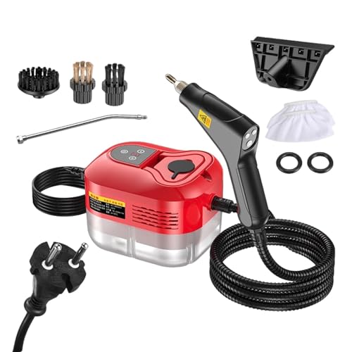 Limpiador de vapor para limpieza | 6 niveles ajustables con 8 accesorios, limpiador de vapor intensivo de cocina, para tapicería, sofá, alfombras, muebles, ventanas suelos, baldosas