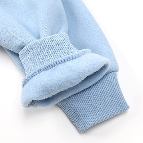 Image of MYGBCPJS Youth 2PCS Jogger Outfits Set Fleece Hooded + Sweatpants Boys Girls Athletic Sweatsuits Pullover Clothes