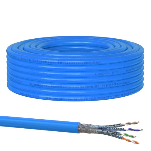 Cable de datos CAT.8 Gigabit S/FTP de cobre de 20 metros para switch PoE y router LAN 1