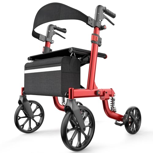 Shock-Absorbing Rollator