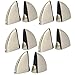 Aexit Metal Adjustable Fall Protection Shelf Clip Clamp Holder Bracket 10pcs for 5mm-25mm Safety Clips Thick Glass