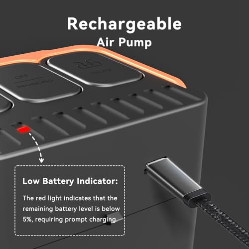 Pompe pour matelas gonflable rechargeable COMMOUDS flotteur et bouée - 6