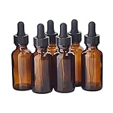 NULYLU 15er Packung Braunglasflasche mit Pipette Nachfüllbare Tropfflaschen für Ätherische Öle...