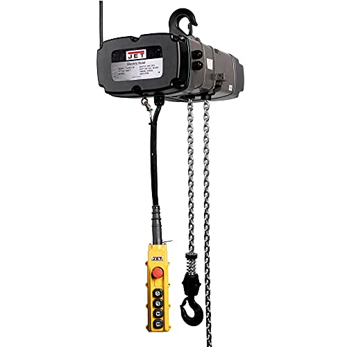 Jet Tools TS500-010 5T Electric Hoist 10' Lift 3PH 460V (144013), Standard