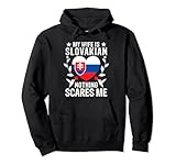 Photo Gallery my wife is slovakian nothing scares me slovakian wife felpa con cappuccio Photo Gallery my wife is slovakian nothing scares me slovakian wife felpa con cappuccio
