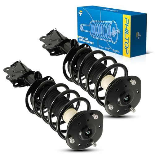 Image of PHILTOP Front Struts for Fusion 2013-2020 2.0L, Shock Absorber Complete Suspension 172638 * 2, Struts with Coil Spring Assemblies SAA897 2 Pcs
