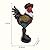 LIFFY Rooster Decor for Outside,13" Resin Rooster Statue Indoor Home Decor Ornaments,Garden Chicken Yard Decorations Outdoor for Balcony, Patio, Lawn,Farm Animal Figurines Gift for Rooster Lover