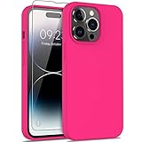 DEENAKIN iPhone 14 Pro Max Case with Screen Protector,Soft Flexible Silicone Gel Rubber Bumper Cover...