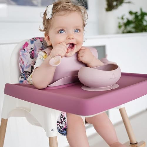 Image of Nibble and Rest Highchair Insert Cover, Compatible for IKEA Antilop Highchair, High Chair Accessories Stain-Proof and Wipeable Insert Cover (Cushion NOT Included)(Dinosurdays)