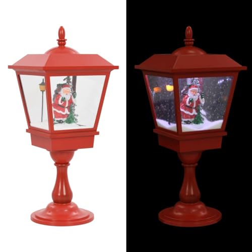 vidaXL Weihnachten Stehleuchte mit Weihnachtsmann...