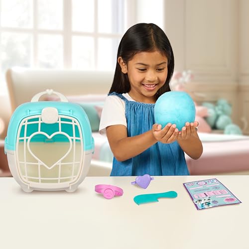 Peluche sorpresa Scruff Mascota rescatada azul para aprender a cuidar 3