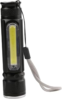 Outanaya Multitool Flashlight Side Light Cob Work Light Cob LED Flashlight Cob LED Work Light Black Outdoor Cob LED Torch Mini Flashlight