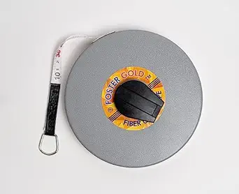 30 mtr Measuring Tape, Fiber Glass 30 Meter, Grey (30 Mtr)