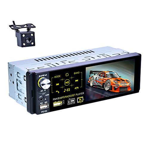 X-REAKO Radio Coche Bluetooth Manos Libres Radio 1 DIN para Coche 4.1 Pulgadas Pantalla táctil capacitiva Reproductor Multimedia Radio Am/FM/RDS Cámara de visión Trasera X-REAKO Radio Coche Bluetooth Manos Libres Radio 1 DIN para Coche 4.1 Pulgadas Pantalla táctil capacitiva Reproductor Multimedia Radio Am/FM/RDS Cámara de visión Trasera