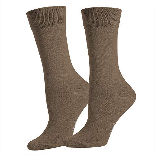 Safersox Chaussettes anti-moustiques et anti-tiques avec protection anti-moustiques intégrée et fonction fraîcheur durable. - Marron - 43-46 Cover