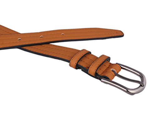 Womens Belt for Jeans Metal Buckle Vintage Plain Solid3