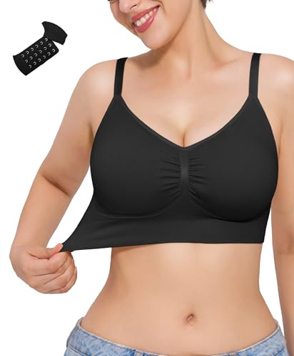 Image of Wireless Bras for Women Supportive Bra for Large Breast Full Coverage Bra with Comfort Lift Sleep Bras