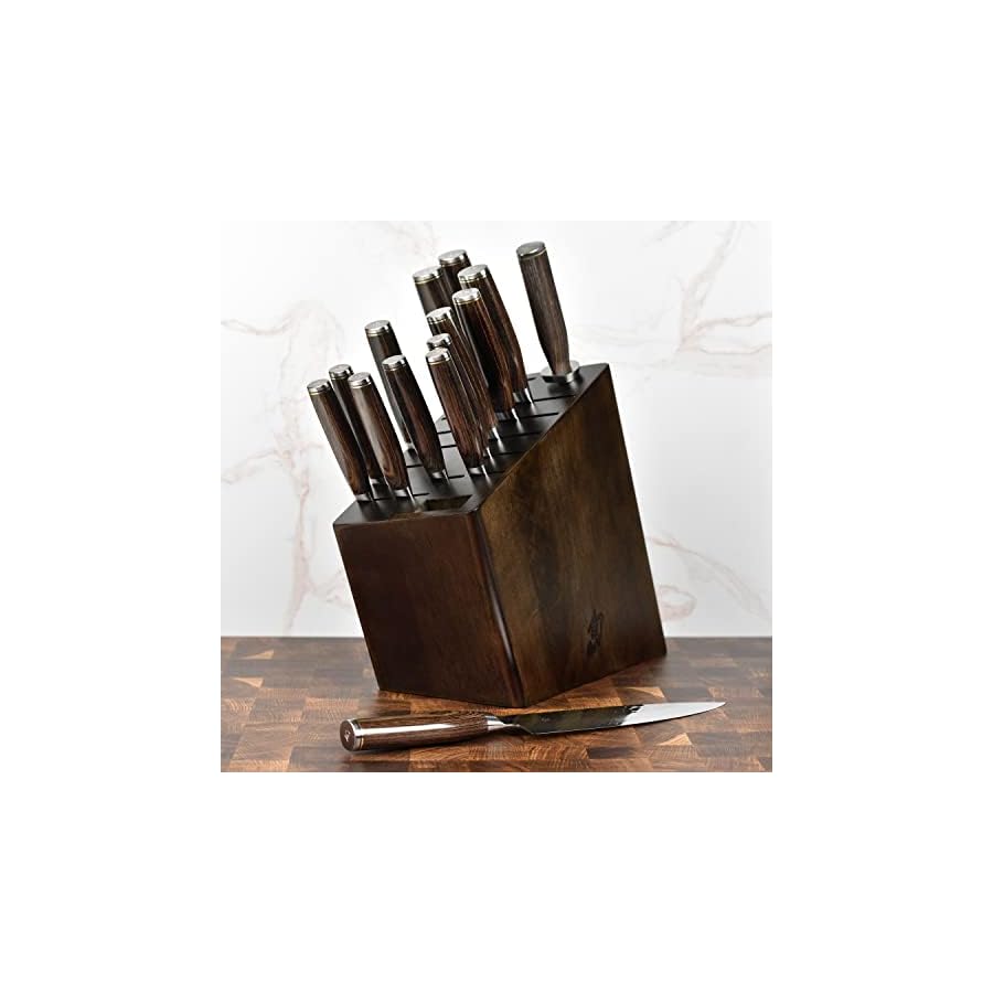 Shun-Premier-15-piece-Knife-Block-Set Shun Premier 15-piece Knife Block Set