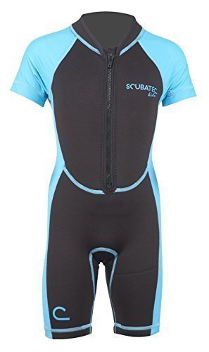 scubatec neopren-Lycra kindershorty - Bleu, 104-110 (XXS)