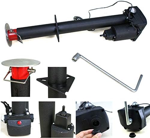 F2C Adjustable Height 3500 Lb 12-Volt A-Frame RV Trailer Jack Electric Power Tongue(#1)