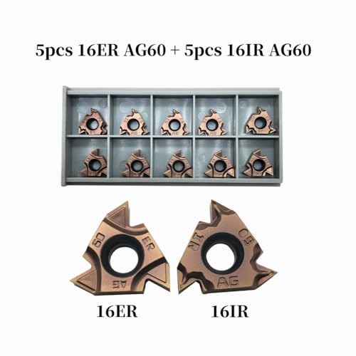 Zouzmin Lather Threading Tool Bit Set External Internal Threading Boring Bars Turning Tool Holders thumb #1