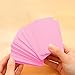 VANRA 300PCS Small Blank Index Cards 3.5x2 inches Note Cards Study Flash Cards, Word Message Gift DIY Cards Kraft Paper Tags (Pink, 300/Pack)
